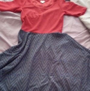 LuLaRoe Xl Amelia dress